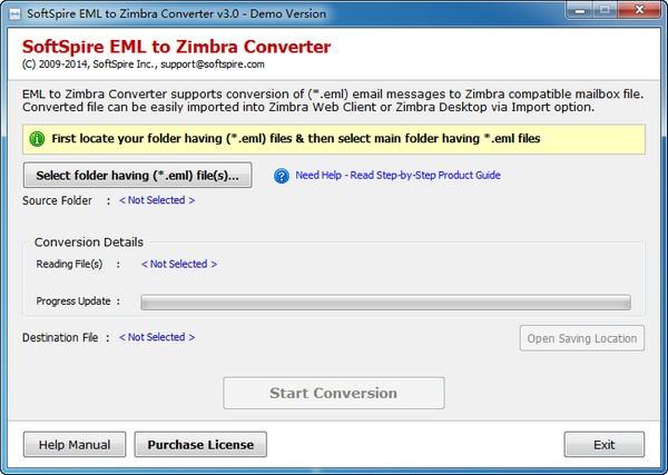 SoftSpire EML to Zimbra Converter破解版下载