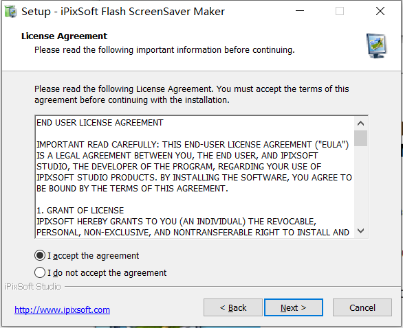 iPixSoft flash ScreenSaver Maker