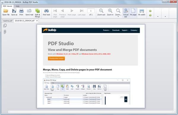 Bullzip pdf阅读器下载 v1.1.0.166绿色破解版