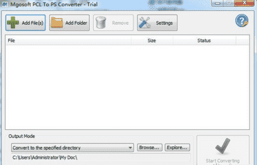 Mgosoft PCL To PS Converter免费版下载