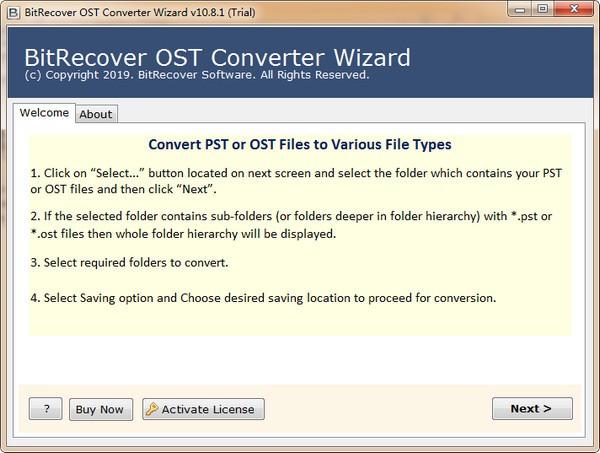 BitRecover OST Converter Wizard绿色版下载