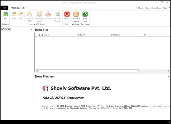 Shoviv MBOX Converter最新版下载