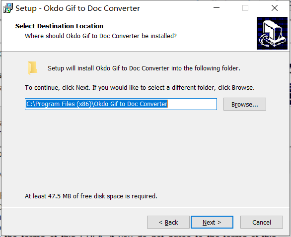 Okdo Gif to Doc Converter