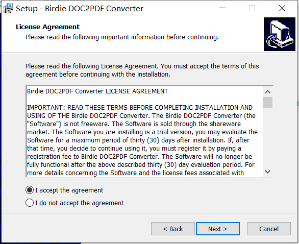 Birdie DOC2PDF Converter