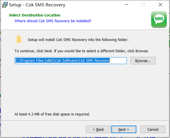 Cok SMS Recovery