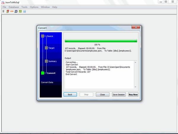 JsonToMsSql免费版下载