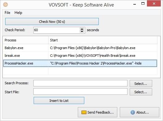 VovSoft Keep Software Alive免费版下载