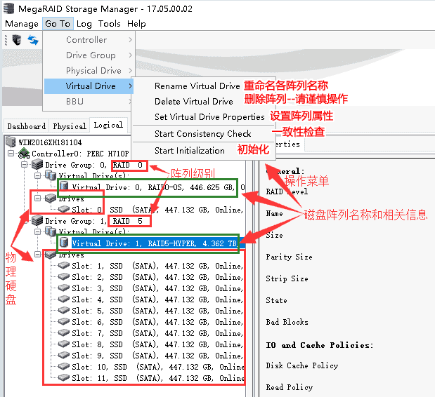 MegaRAID Storage Manager