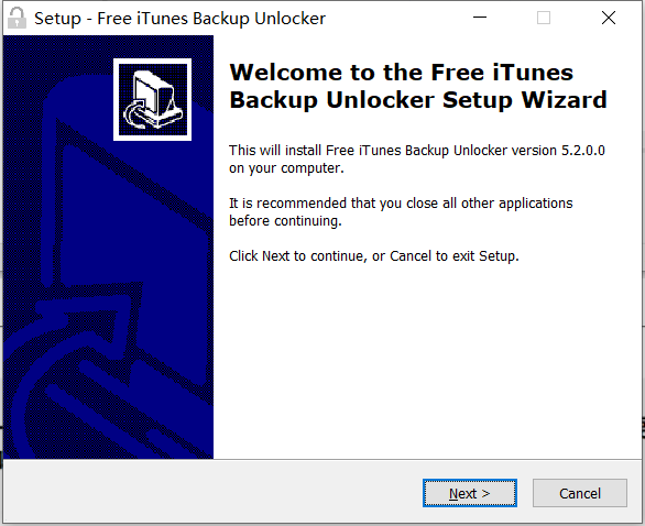 Free iTunes Backup Unlocker