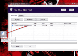 File Shredder Tool