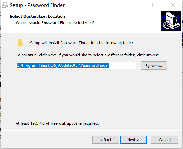 UpdateStar Password Finder