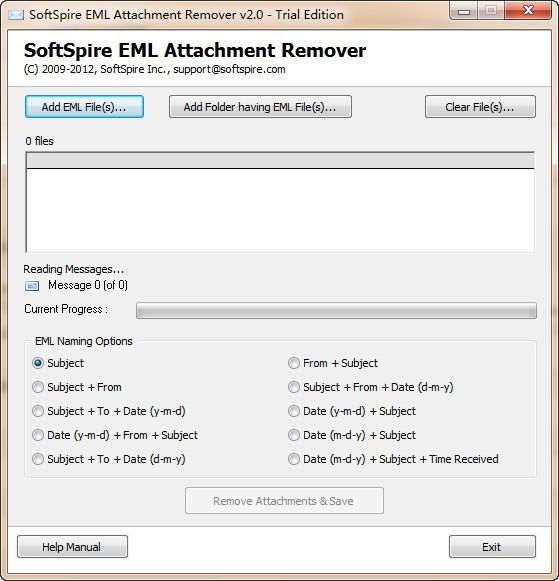 SoftSpire EML Attachment Remover中文版下载