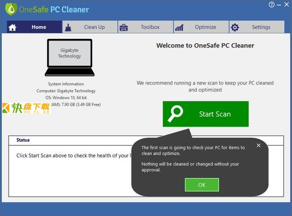 OneSafe PC Cleaner Pro中文版下载