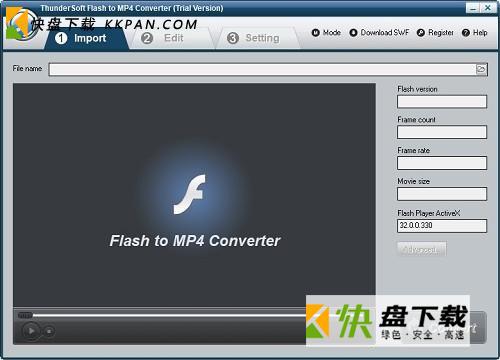 ThunderSoft Flash to MP4 Converter下载