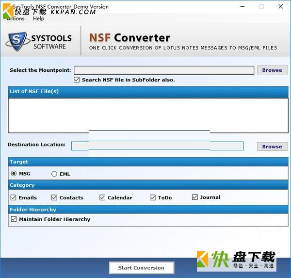 SysTools NSF Converter下载