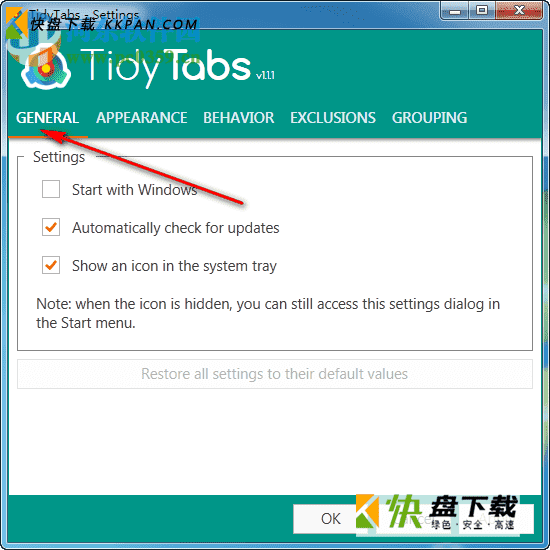 TidyTabs