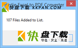 Birdie Excel to PDF Converter下载