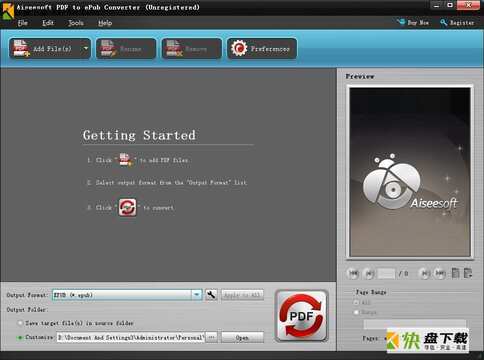 Aiseesoft PDF to ePub Converter下载