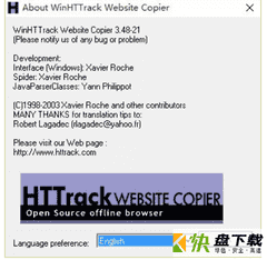 HTTrack Website Copier绿色版下载 v1.65