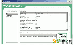 AMD CPUInfo