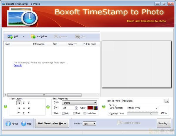 Boxoft TimeStamp to Photo下载