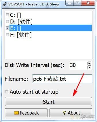 Prevent Disk Sleep