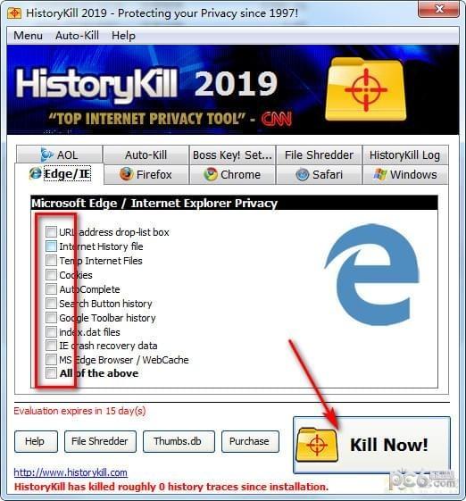 浏览历史删除软件HistoryKill 2020破解版  v2020.0.1