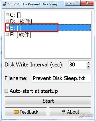 Prevent Disk Sleep