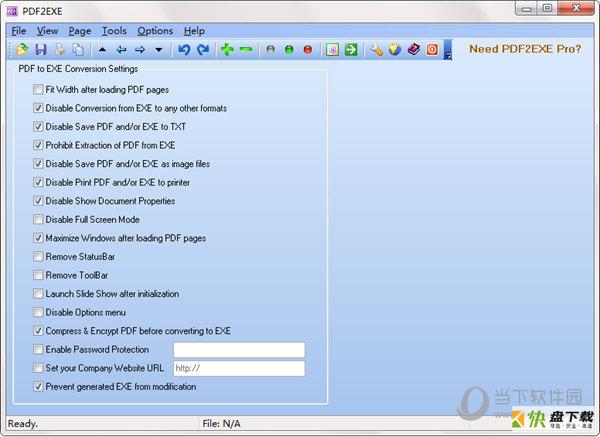 (EXE2PDF)exe转PDF工具 v1.0 绿色版