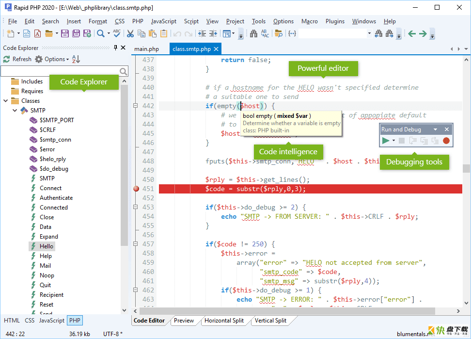 Rapid PHP编辑器 破解版下载v16.0.0.220