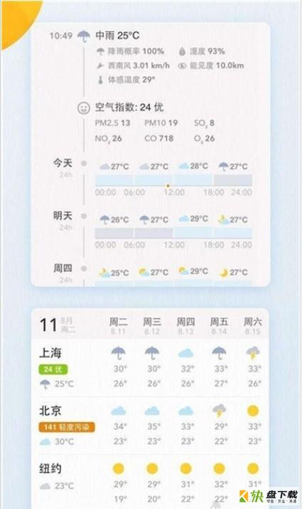 磨叽天气安卓版 v2.0.0 最新版
