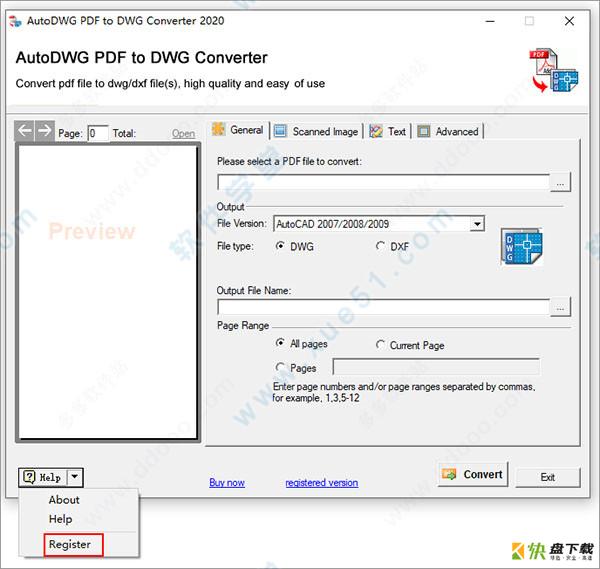 AutoDWG PDF to DWG Converter下载