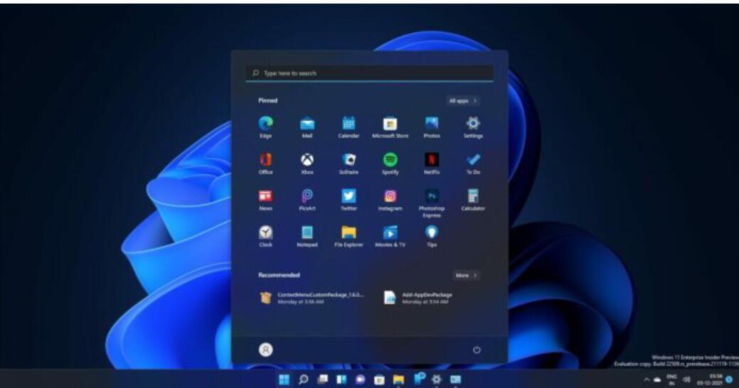 Win11 预览版全新“开始”菜单三种布局上手体验