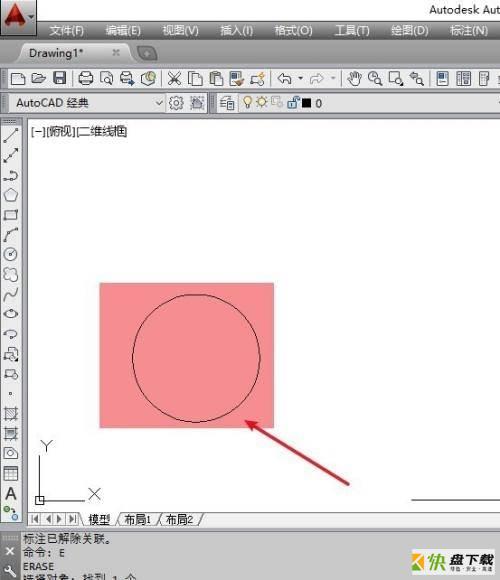 AutoCAD2014怎么给圆标注半径-给圆标注半径的方法