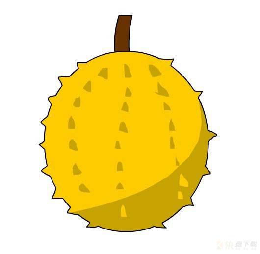 Animate怎么画卡通的榴莲水果? an绘制一个榴莲的方法