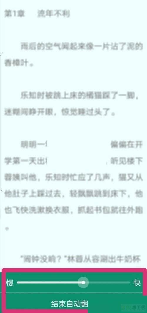 设置自动翻页