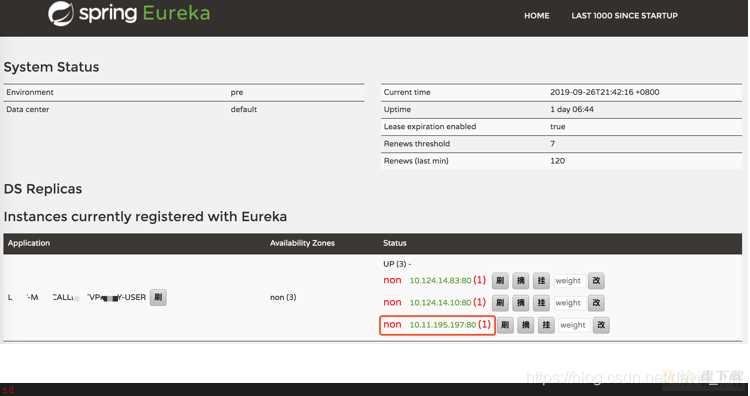 网络都不通了，Eureka