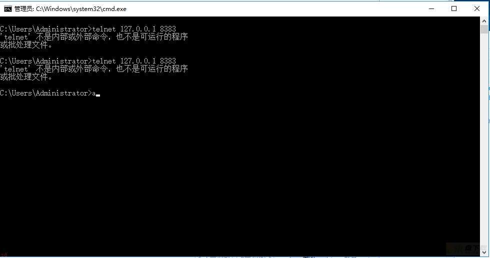 windows-server-2012-2016服务器报错‘telnet‘-不是内部或外部命令，也不是可运行的程序