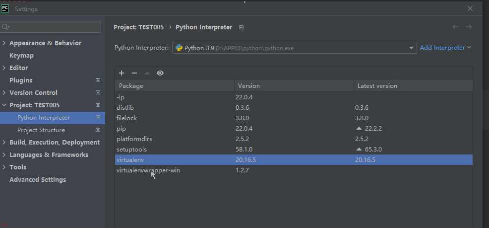 pycharm创建python虚拟环境报错：Failed-to-create-a-virtual-environment