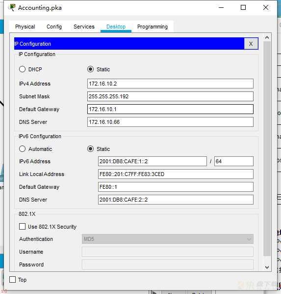 5.cisco思科模拟器ipv4和ipv6编址题目练习