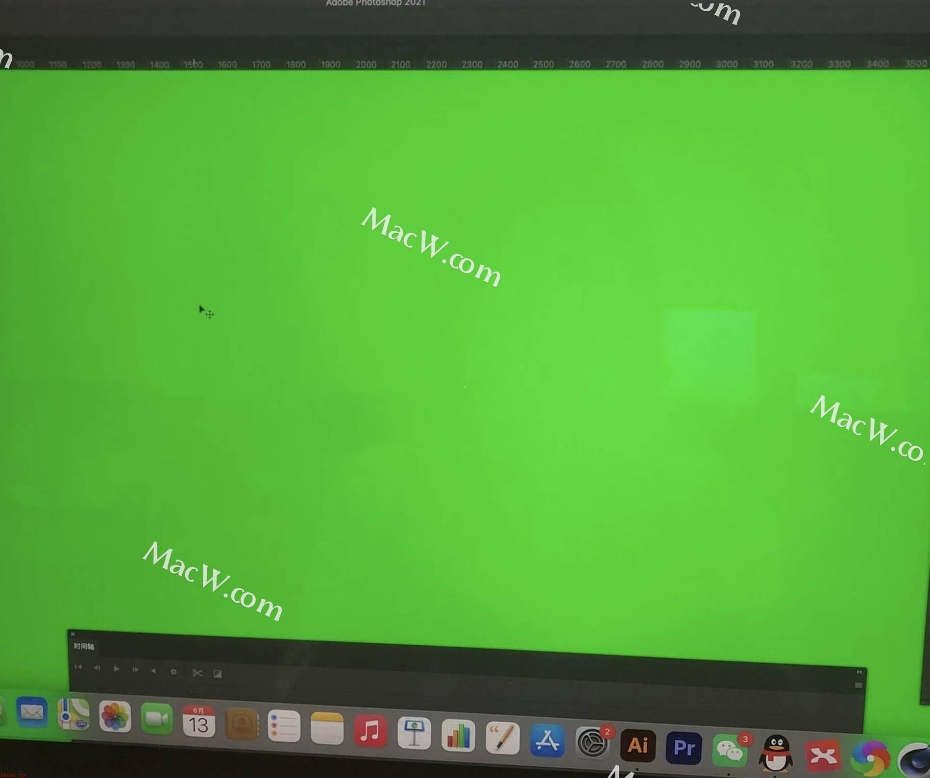 PhotoShop打开文件显示绿屏