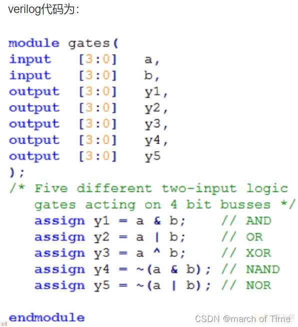 verilog基本语法学习笔记