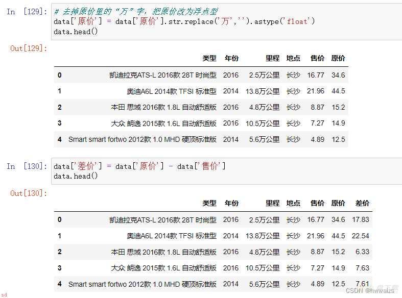 python数据分析及可视化（七）pandas数据清洗，显性问题（异常、缺失、重复），隐形问题（离散、面元、字符串）