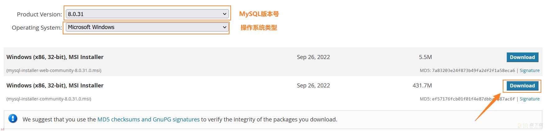 Windows下MySQL5与MySQL8的下载、安装、配置